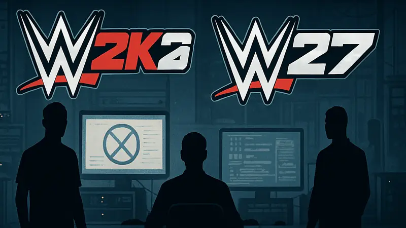 Логотип WWE 2K26 и WWE 2K27, новости о закрытии серверов и разработке игры