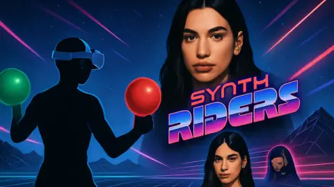 Музыкальный пак Dua Lipa теперь доступен в Synth Riders на PSVR2