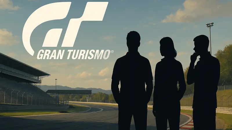 Логотип Gran Turismo на фоне гоночной трассы. Polyphony Digital ищет сотрудников.