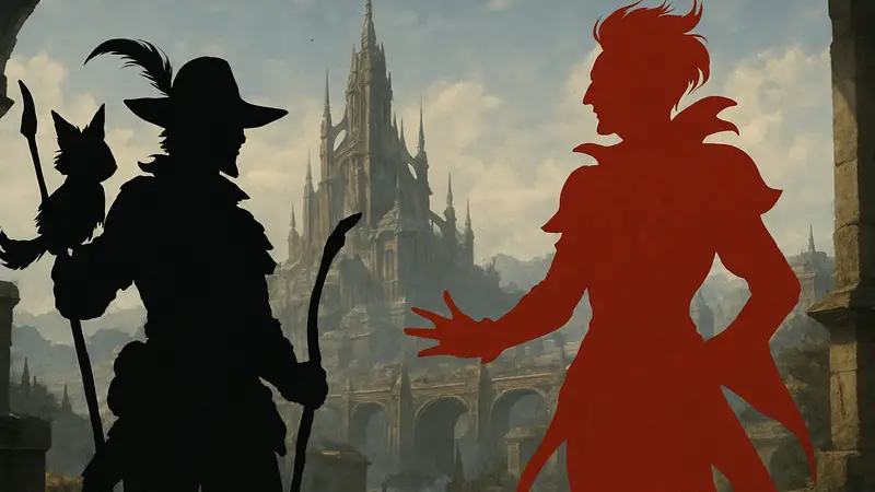 Изображение Зверовода и Кефки из патча 7.5 Final Fantasy 14