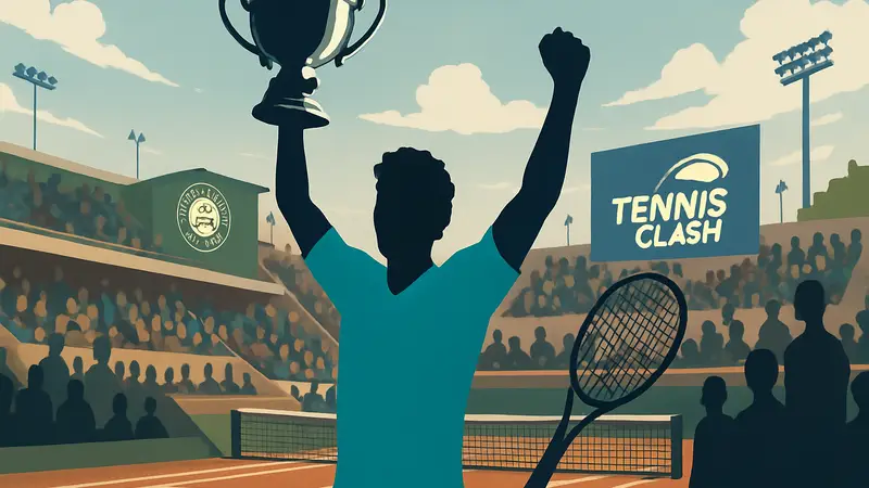 Чемпион Sasmis празднует победу на Roland-Garros eSeries 2026 по Tennis Clash.