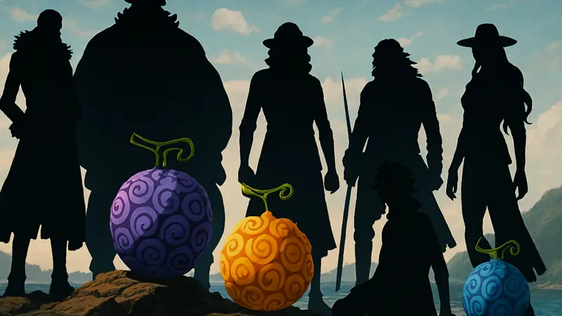 Персонажи Шичибукай из аниме One Piece и их Дьявольские фрукты.