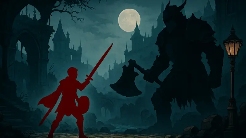 Изображение 2D Soulslike игры, иллюстрирующее лучшие проекты в жанре.