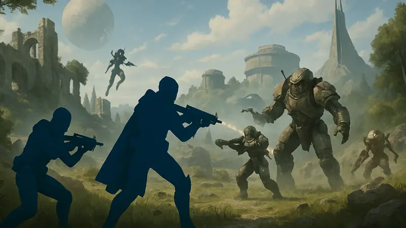 Стражи сражаются с врагами в открытом мире Destiny 2 после финального обновления, возвращаясь к истокам геймплея.