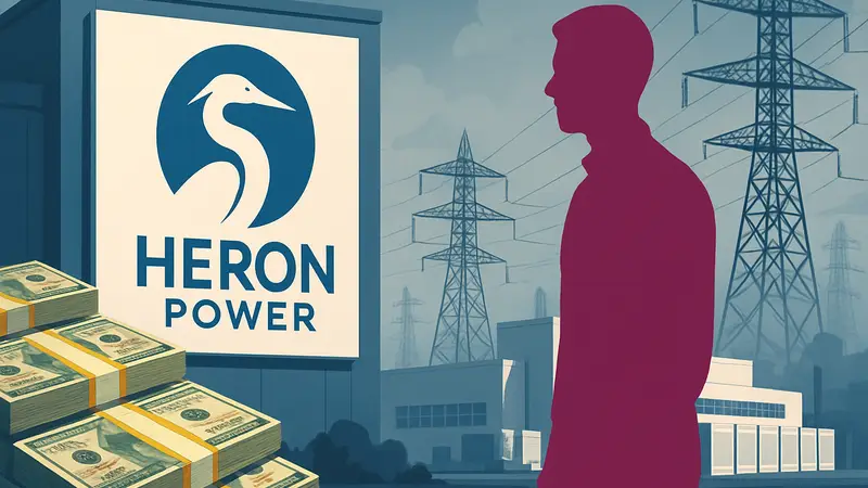 Логотип Heron Power, инвестиции, технологии для энергосетей