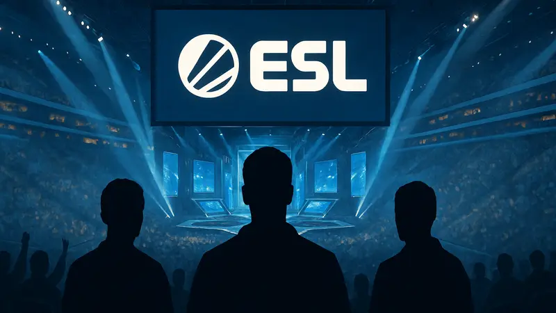 Киберспортивная арена IEM Cologne Major и логотип ESL