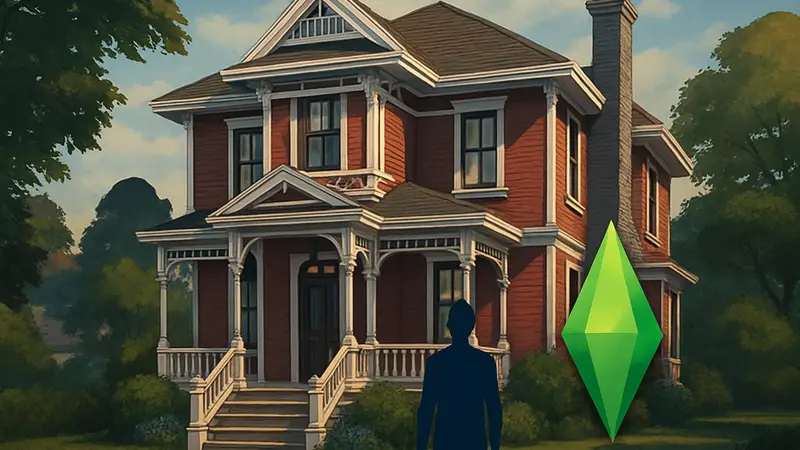 Особняк Холливелл из сериала "Зачарованные", воссозданный в игре Sims 4 фанатом.