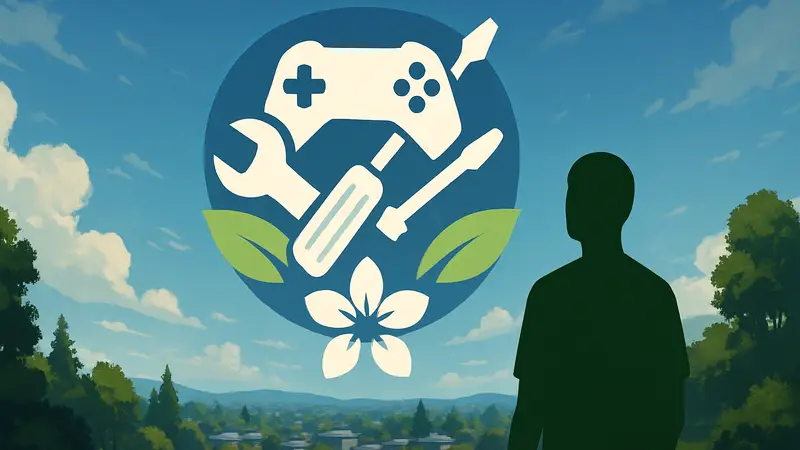 Логотип GGMods Spring Madness Modathon с изображением инструментов для моддинга или ярких модификаций игр.