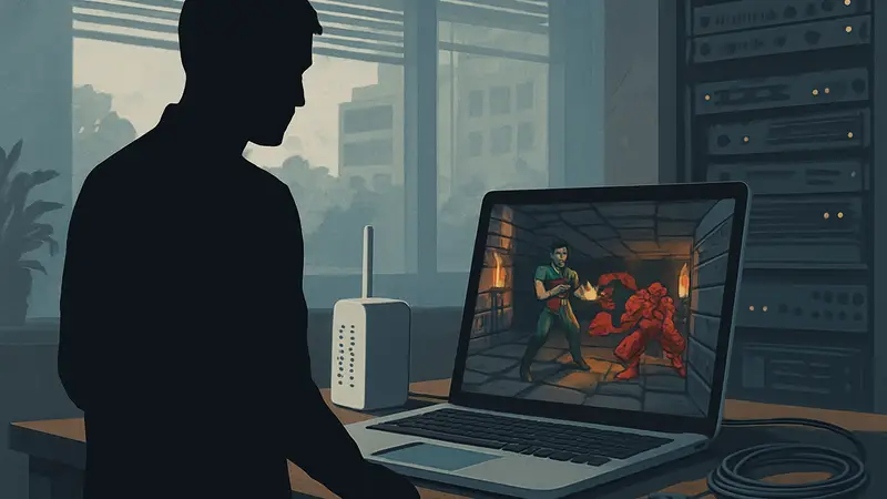 Doom, запущенный на нестандартном устройстве через DNS