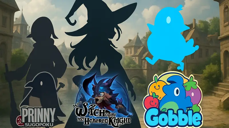 Логотипы и арты новых игр NIS, включая The Witch and the Hundred Knight и Gobble