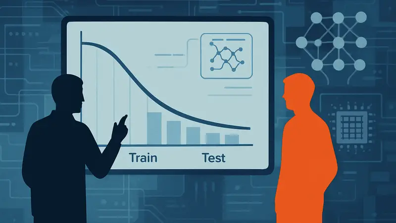 График оптимизации ИИ-бюджета, процессы Train и Test, вычисления LLM