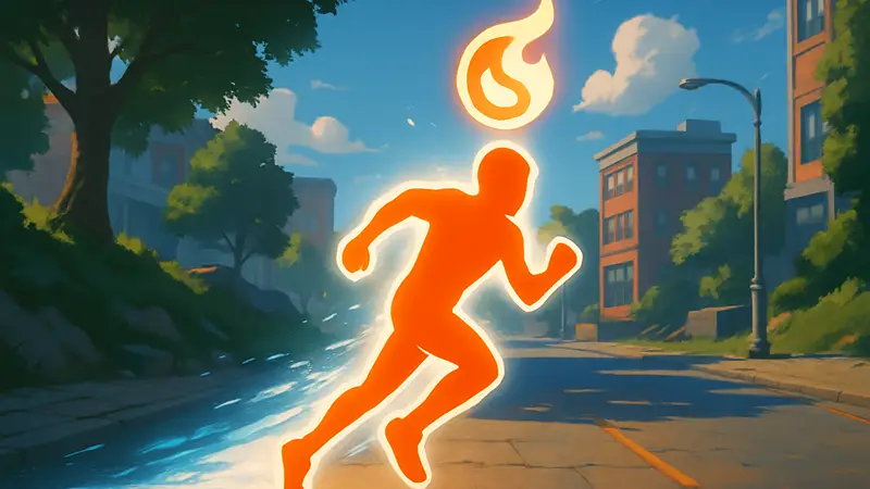 Изображение Aura Sprite в Fortnite Runners, демонстрирующее его эффект ускорения.