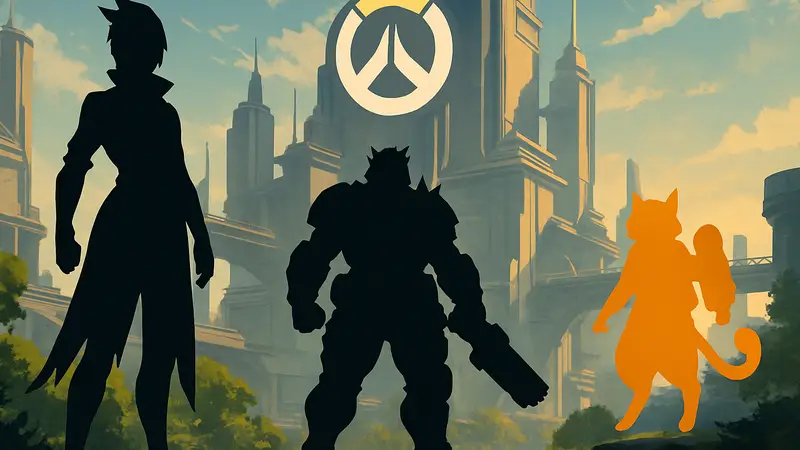 Новые герои Overwatch после хотфикса: Домина, Вендетта, Джетпак Кот.