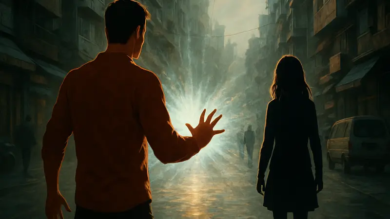 Постер фильма «Пятое измерение» (Push) с Крисом Эвансом и Дакотой Фаннинг