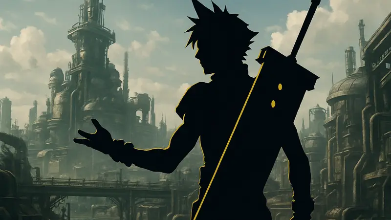 Клауд Страйф из игры Final Fantasy 7 Remake, демонстрирующий новые геймплейные возможности в Part 3.