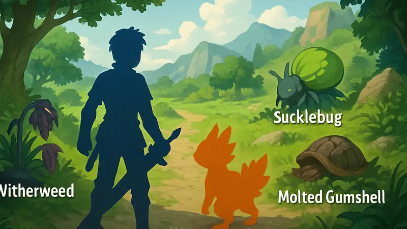 Гайд по поиску Sucklebugs, Witherweed и Molted Gumshell в MH Stories 3