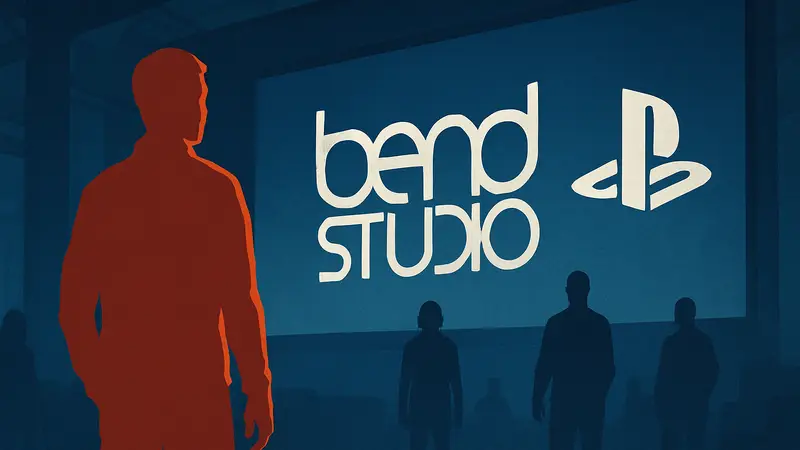 Логотип Bend Studio на фоне PlayStation с намеком на новую крупную игру