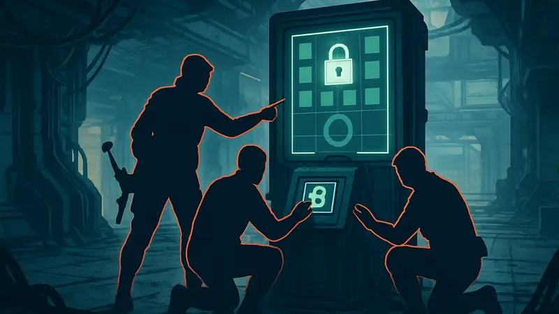 Игроки Arc Raiders решают головоломку Controlled Access Zone в футуристическом сеттинге.