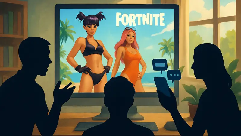 Купальные костюмы Fortnite, скины Hot Bat Summer, обсуждения в социальных сетях
