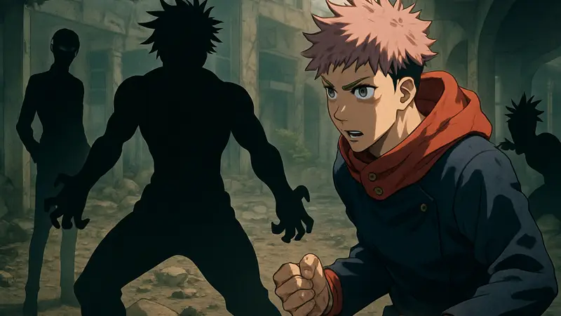 Юдзи Итадори из Jujutsu Kaisen, битва, сильные противники из аниме.