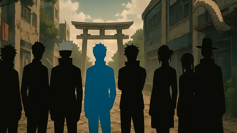 Иллюстрация персонажей Jujutsu Kaisen: группа магов, некоторые из которых не раскрыли свой потенциал в аниме и манге.