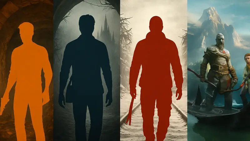 Изображение обложек лучших линейных игр, помогающих отдохнуть от открытых миров и насладиться сюжетом.