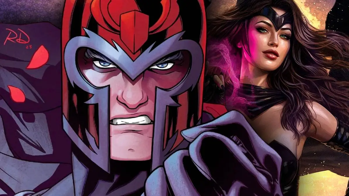 X-MEN'S MAGNETO AND SCARLET WITCH-1