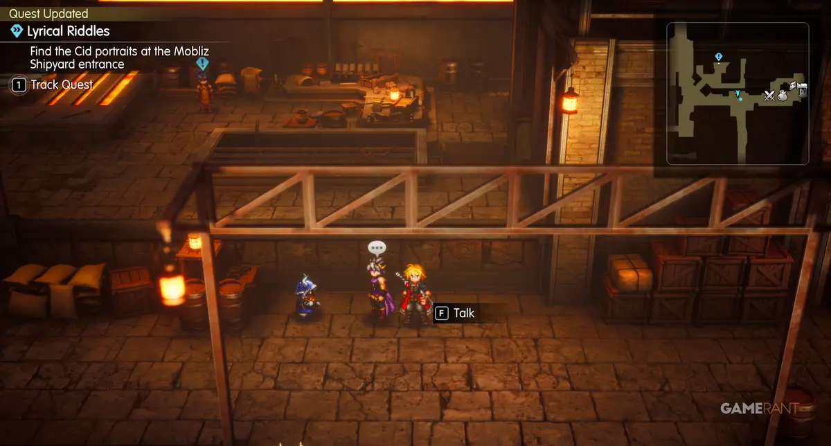 Lyrical Riddles sub quest location