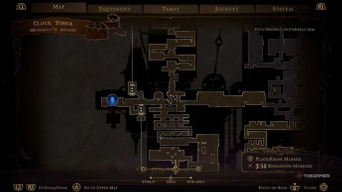 The location of the Halberd weapon in Castlevania Belmont’s Curse.