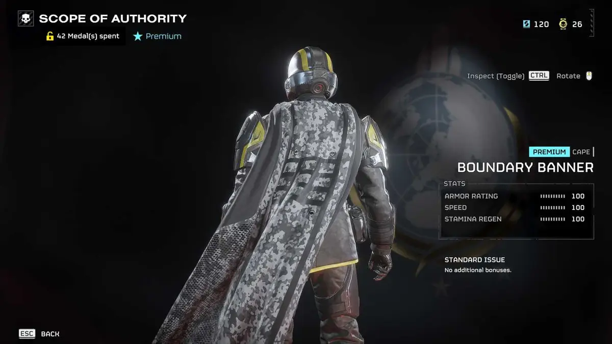 HD2 Boundary Banner cape