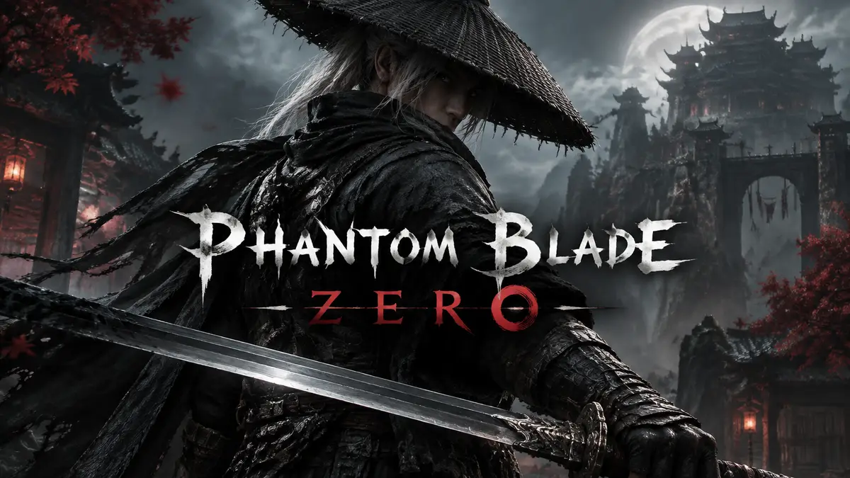 Воин Soul с мечом на фоне мрачного восточного пейзажа игры Phantom Blade Zero