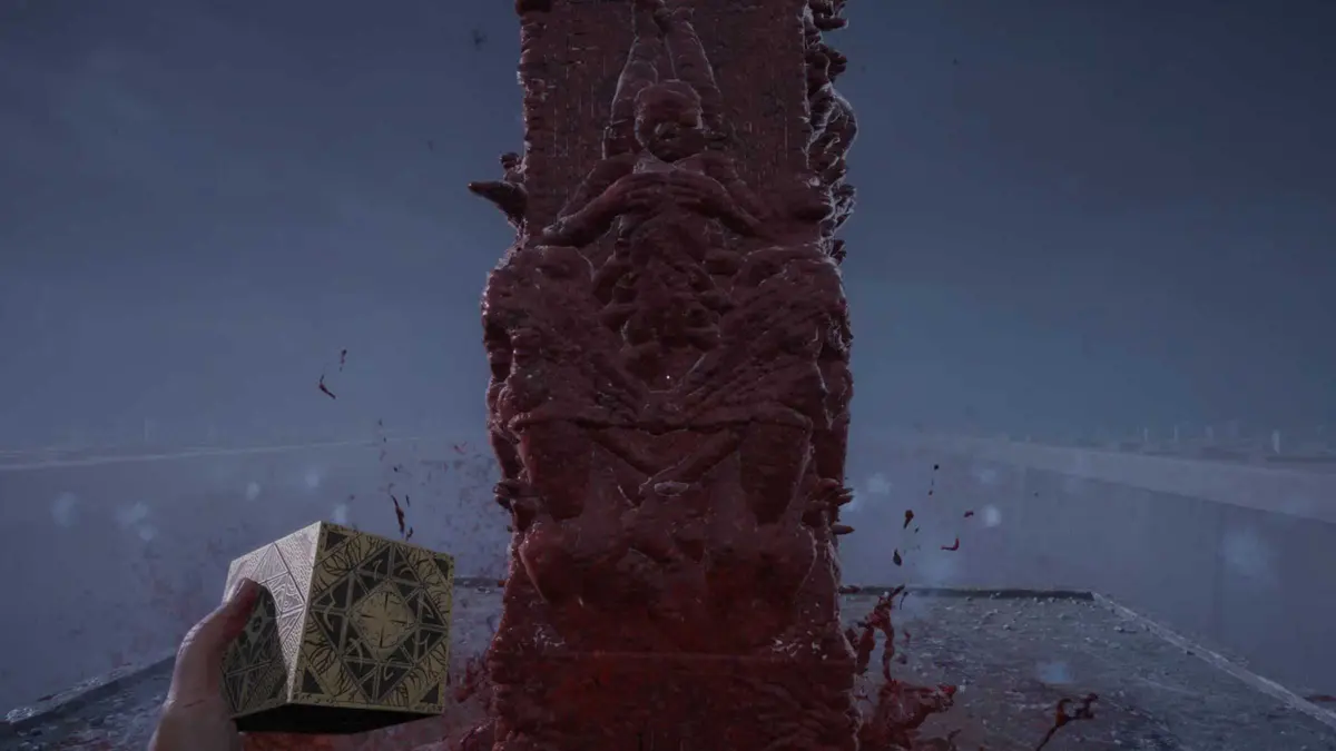 Hellraiser Revival pillar in field of death