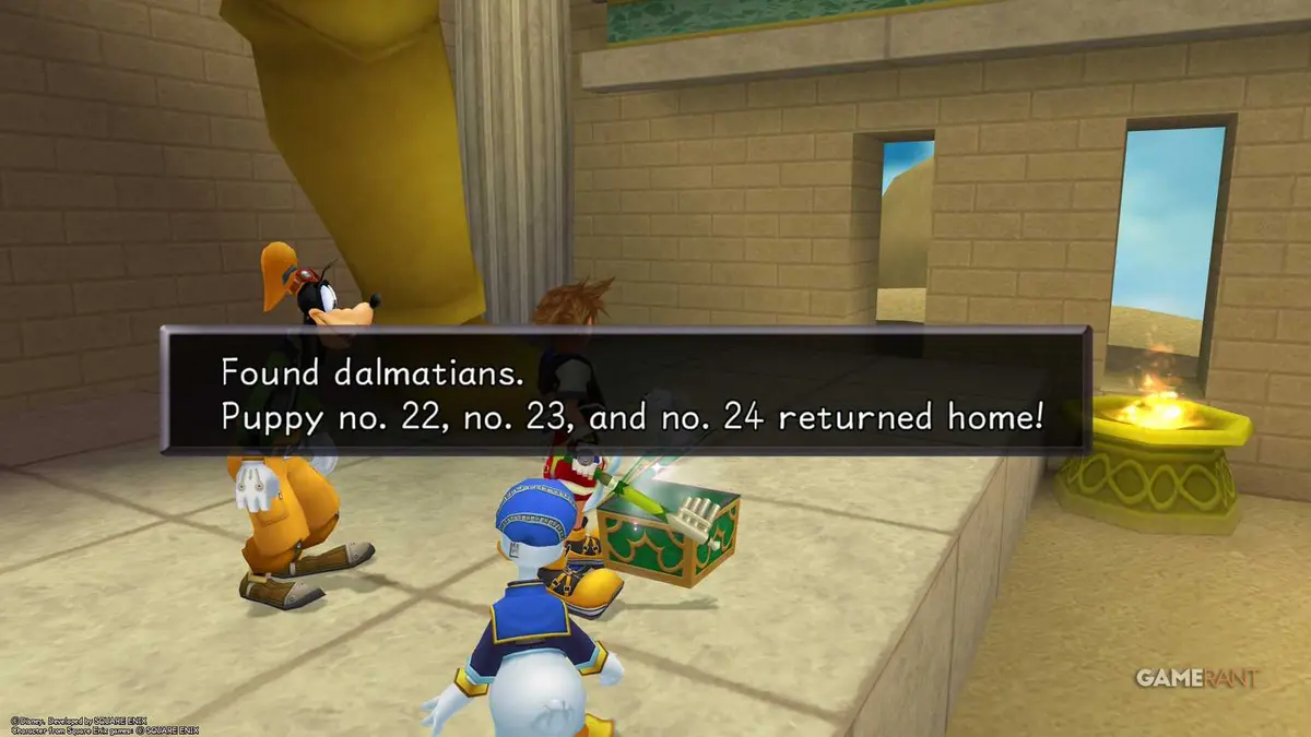 Olympus Coliseum Dalmatians 40-42 in Kingdom Hearts Final Mix