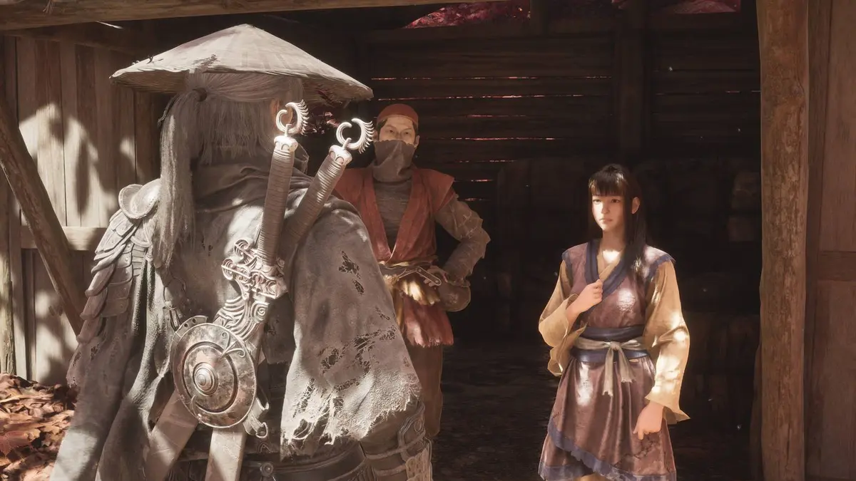 Yu'er and Soul at the Thieves' Camp in Phantom Blade Zero.