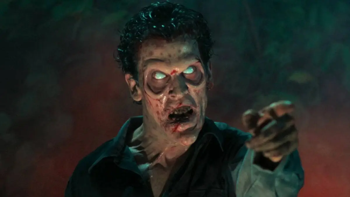 Bruce Campbell as Deadite Ash in Evil Dead II (1987)