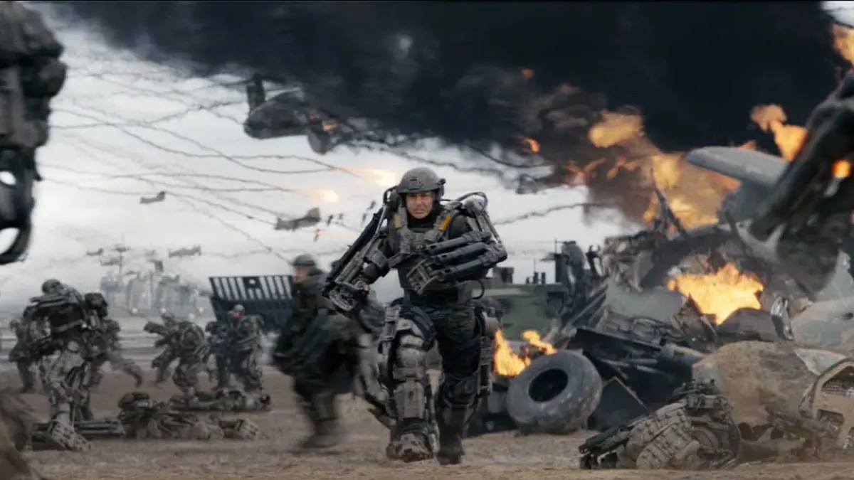 Action sequence from Edge of Tomorrow