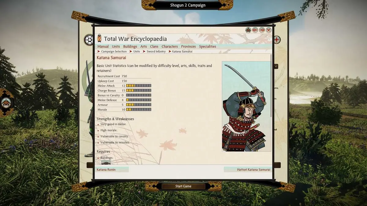 Katana Samurai - Shogun 2