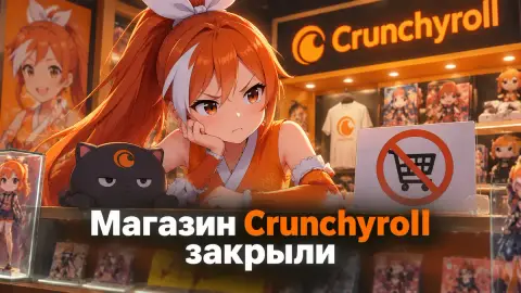 Магазин Crunchyroll закрыли для бесплатных пользователей