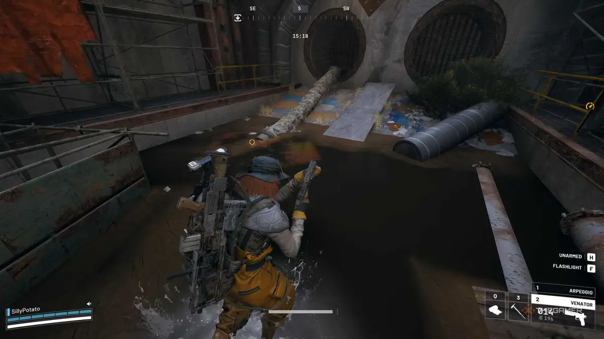 Arc Raiders location to sample the water.