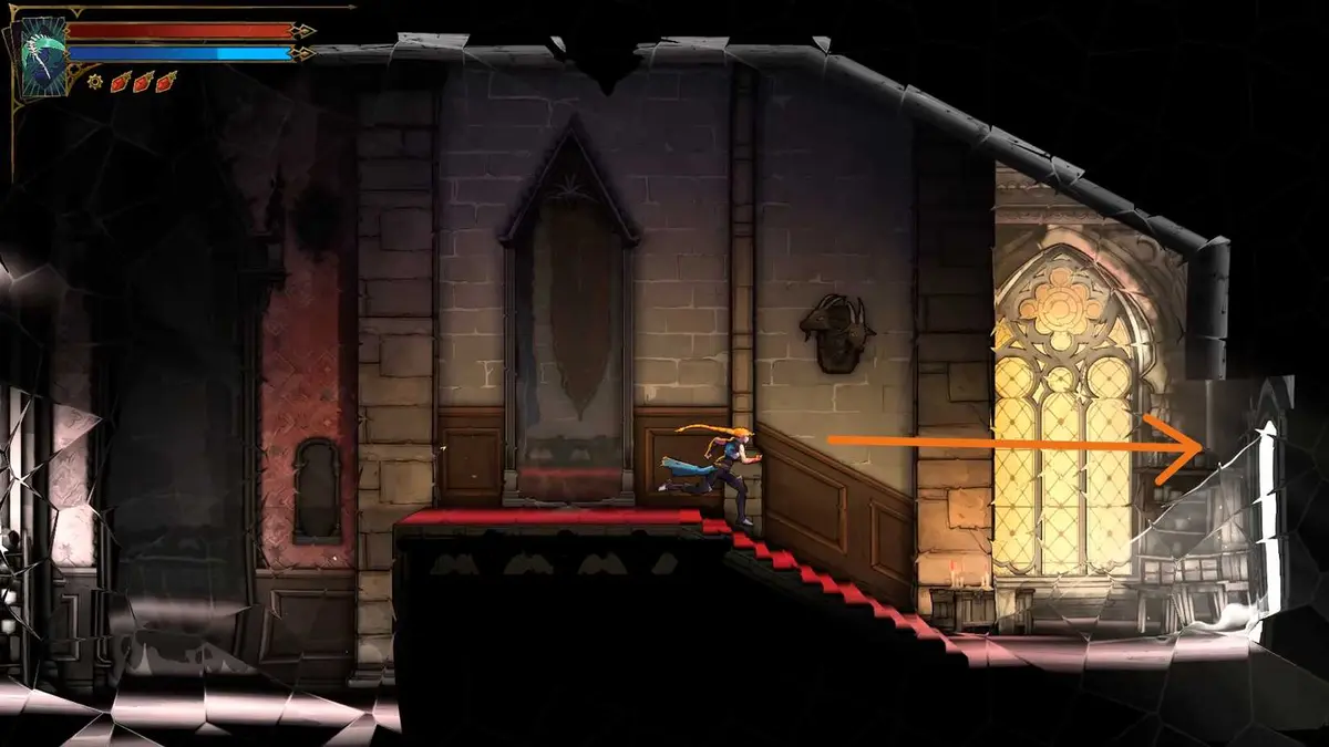 how to navigate hall of mirrors guide 9 in Castlevania Belmont's Curse