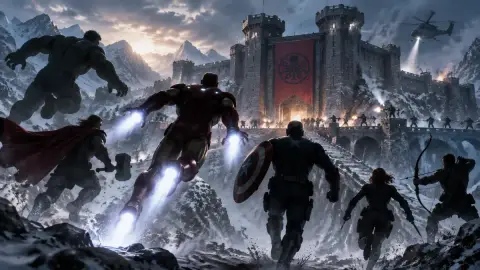 Marvel выложила начальную сцену «Мстителей: Эры Альтрона»