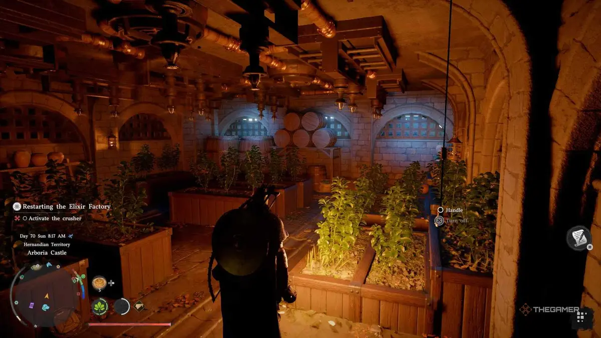 Underground room in Crimson Desert.