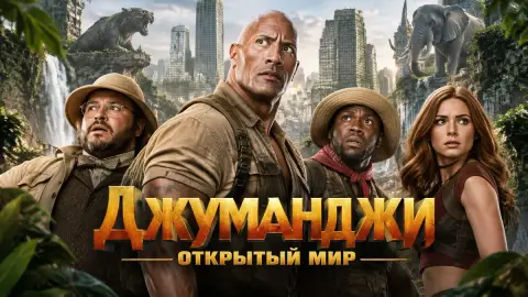 Постер «Джуманджи: Открытый мир»: фильм называют финалом