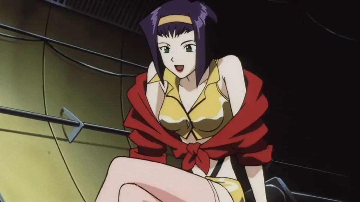 Faye Valentine Sitting Aboard The Bebop Comfortably.