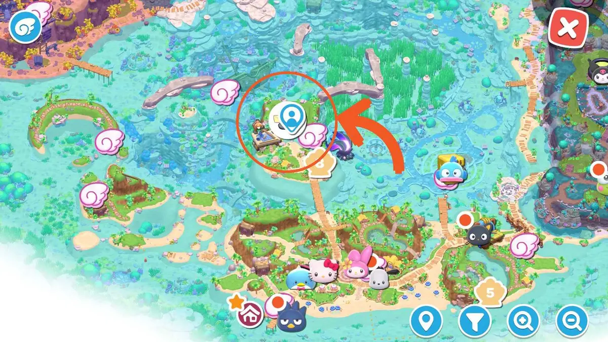 home location hello kitty island adventure