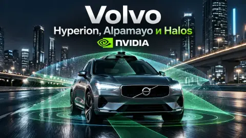 Автопилот Volvo: Hyperion, Alpamayo и Halos от Nvidia