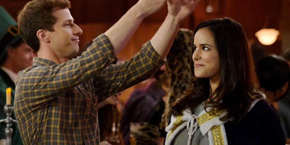 Jake crowns Amy after the Halloween Heist in Brooklyn Nine Nine