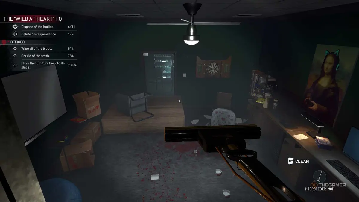 Crime Scene Cleaner the Quality Assurance office.