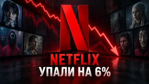 Акции Netflix упали на 6%: аналитики снижают прогнозы