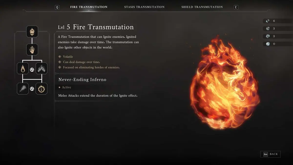 Fire build 1 in Valor Mortis